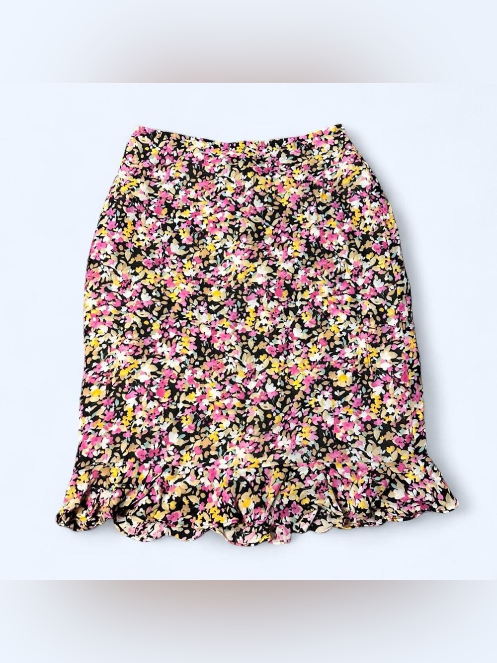 Y2K Fairy Floral Ruffle Skirt by Georgiou Studio!